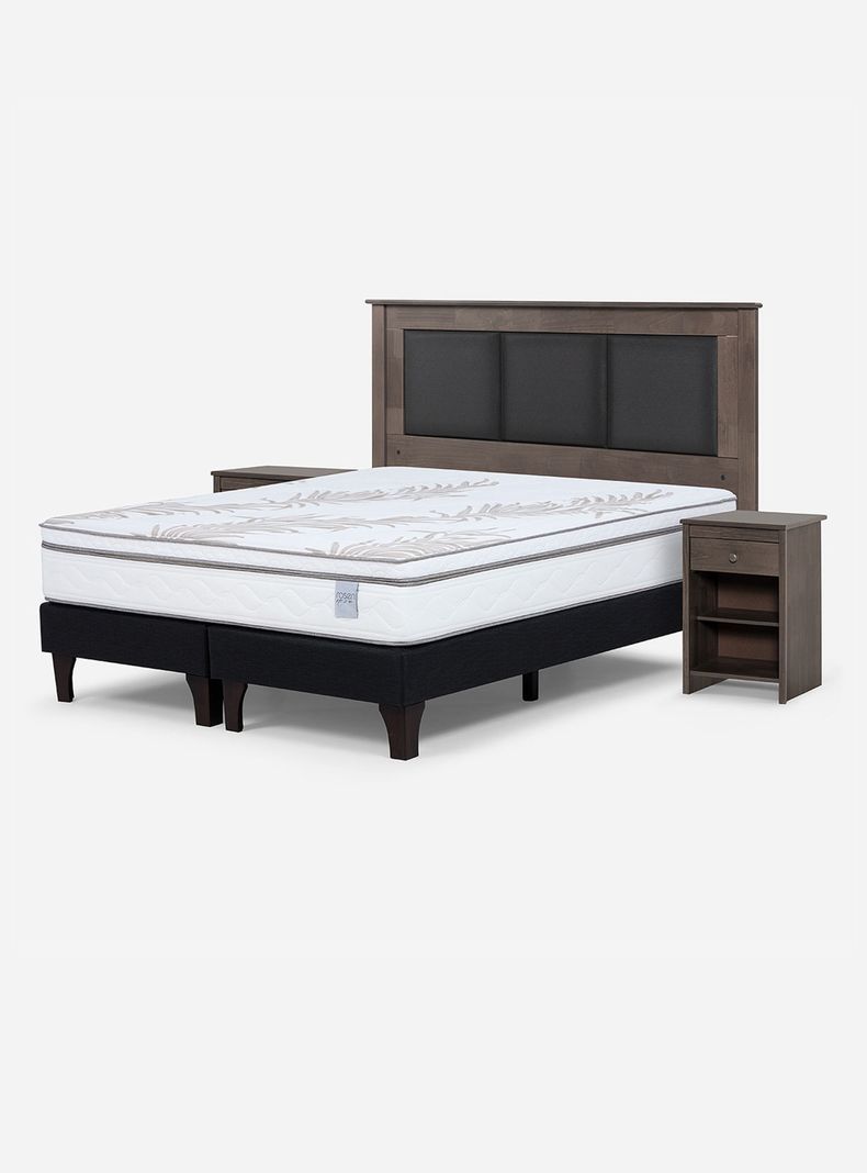 Cama Europea 2 Plazas Neo Plus 1.50x2.00 BD Rachel G
