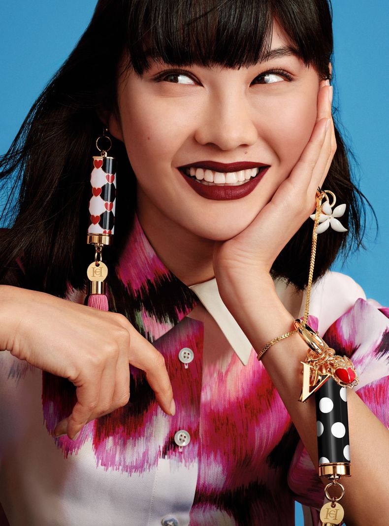 The Tassel with Magnet Carolina Herrera Pink-2