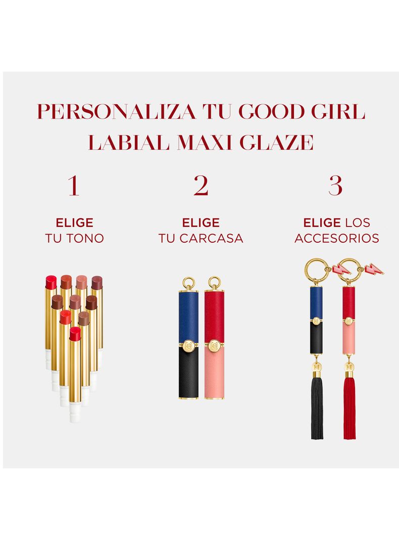 Good Girl Maxi Glaze Lipstick Carolina Herrera 871 Shine 2.3 g-4
