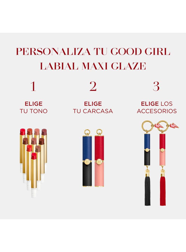 Good Girl Maxi Glaze Lipstick Carolina Herrera 845 Shine 2.3 g-4