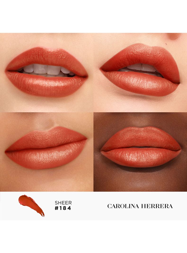 Fabulous Kiss Lipstick Sheer Carolina Herrera 184 Brick Power 3.5g-2