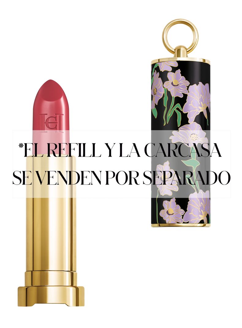Fabulous Kiss Lipstick Satin Carolina Herrera 375 Pink Attitude 3.5g-1