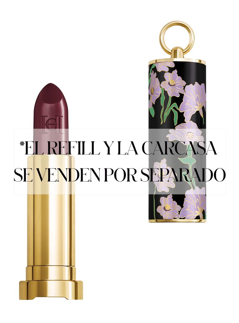 Fabulous Kiss Lipstick Satin Carolina Herrera 395 Purple Drama 3.5g-1