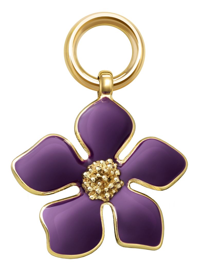 Charm Carolina Herrera Purple Flower-0
