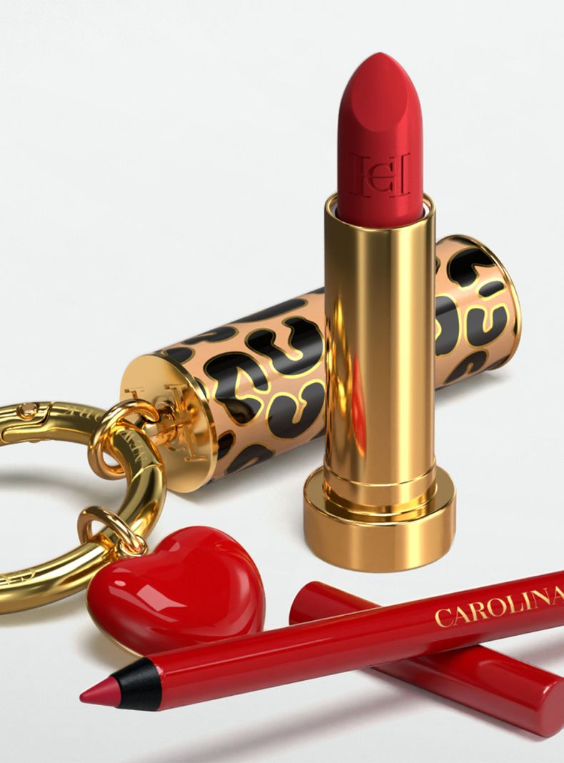 Fabulous Kiss Lipstick Cap Carolina Herrera Animal Print-3