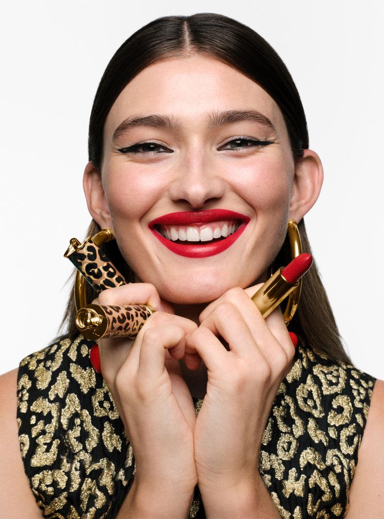 Fabulous Kiss Lipstick Cap Carolina Herrera Animal Print-2