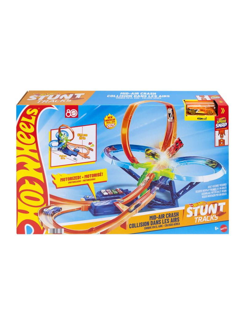 Wheels Track Hot Wheels Pista Vueltas Y Choques Pista De Juguete