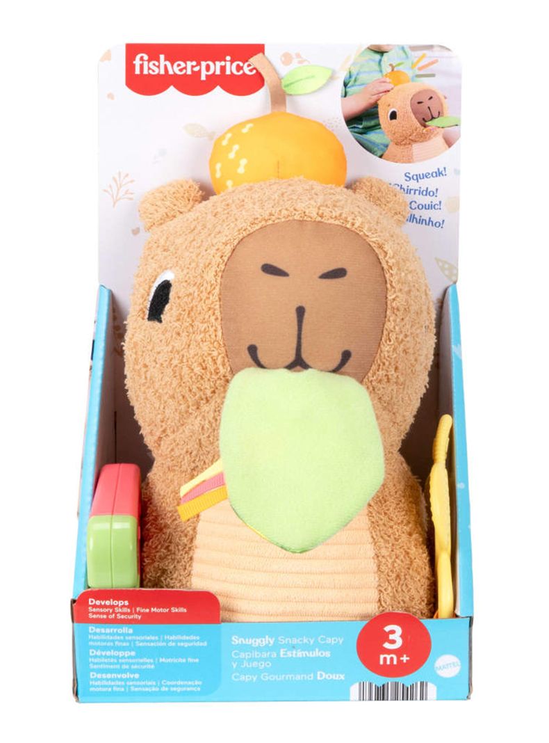 Juguete de Peluche Capibara Estímulos y Juego para Bebés-1