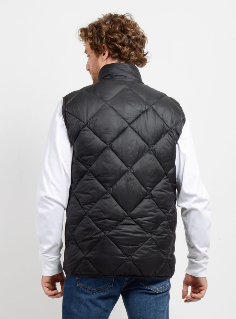 Parka Sin Mangas Acolchada Rombo-1