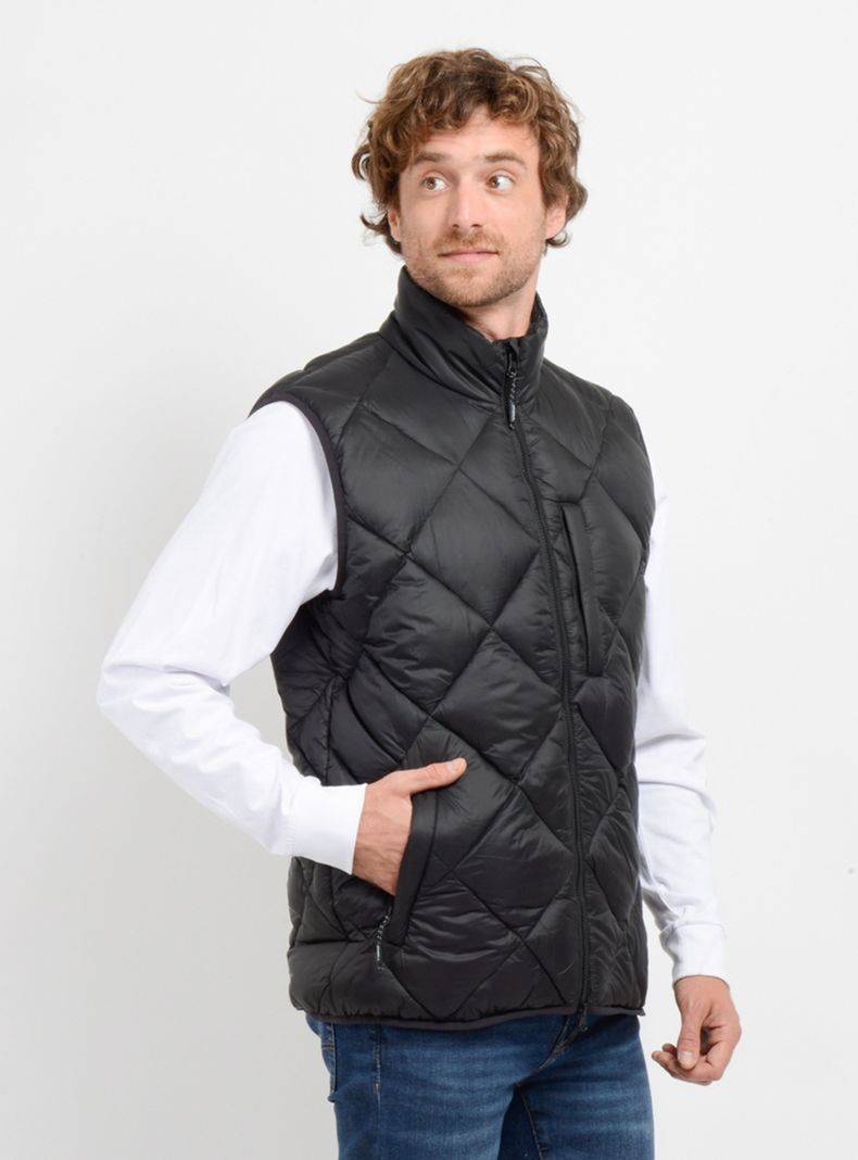 Parka Sin Mangas Acolchada Rombo-2