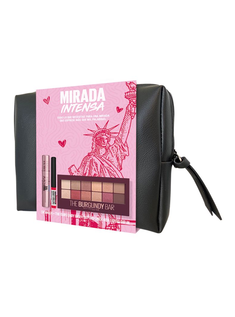 Pack Sky High Burgundy y Tattoo Liner-0