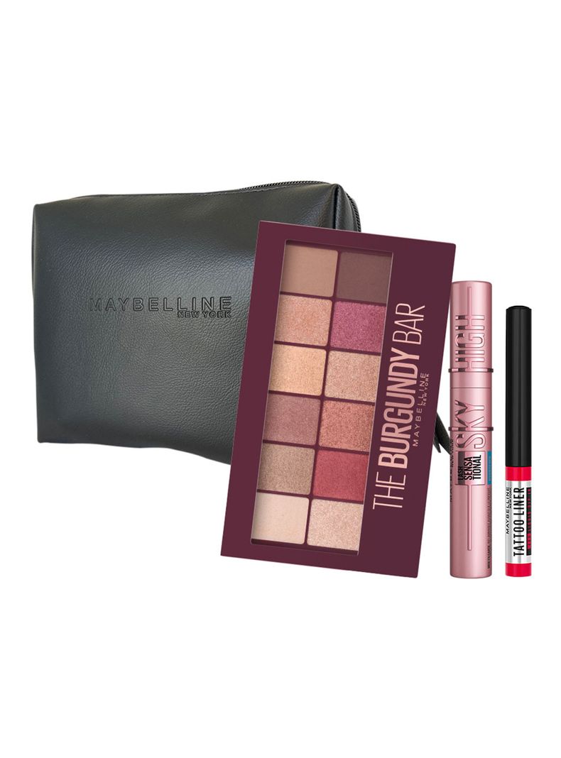 Pack Sky High Burgundy y Tattoo Liner-1