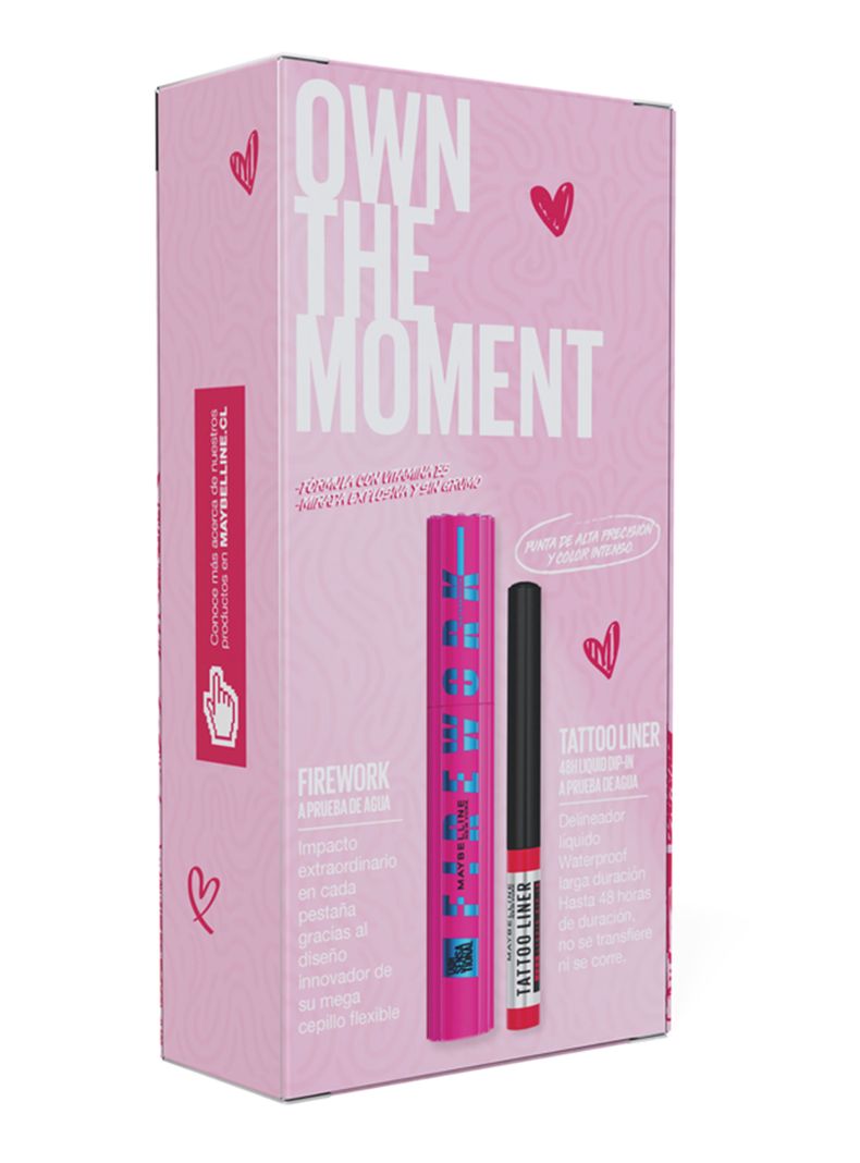 Pack Máscara de Pestañas Fireworks + Tatto Liner -1