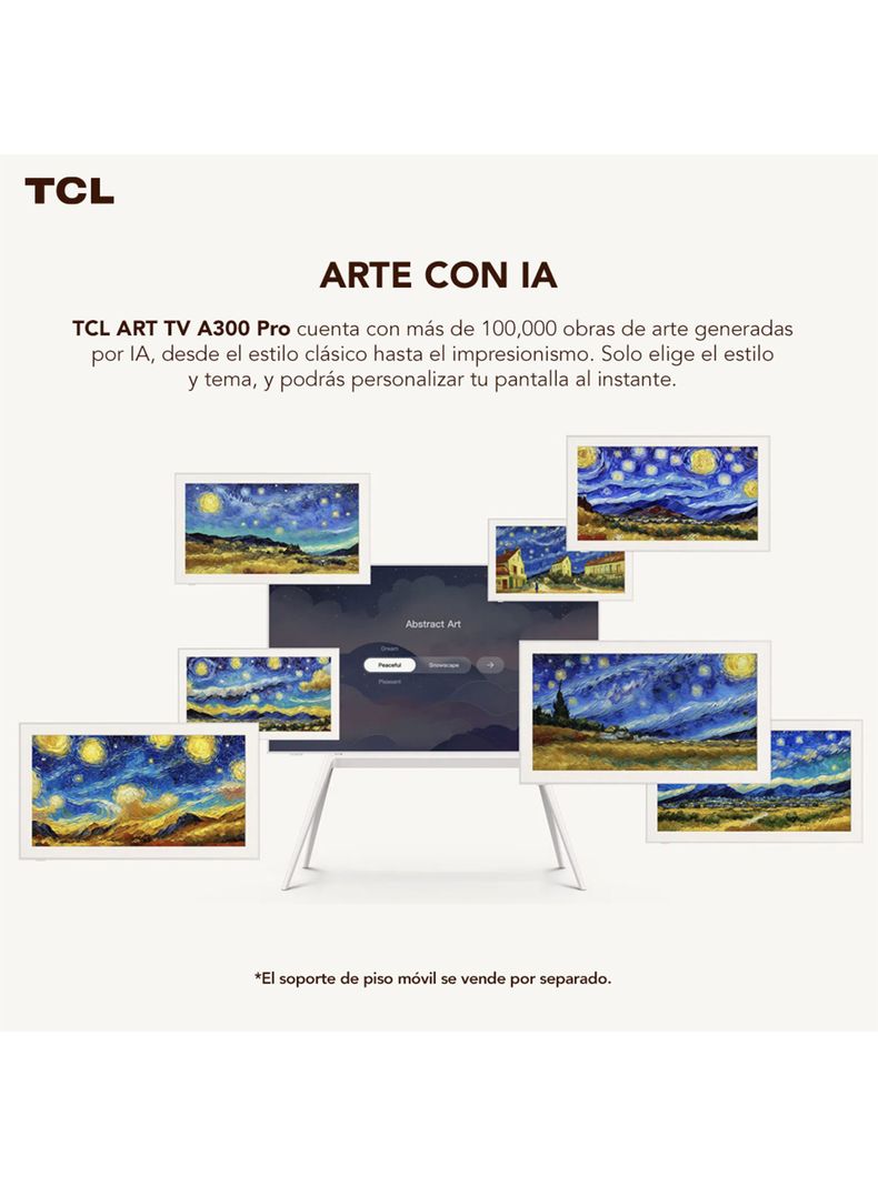 QLED Smart TV 75" 4K UHD ART TV A300W Pro-3