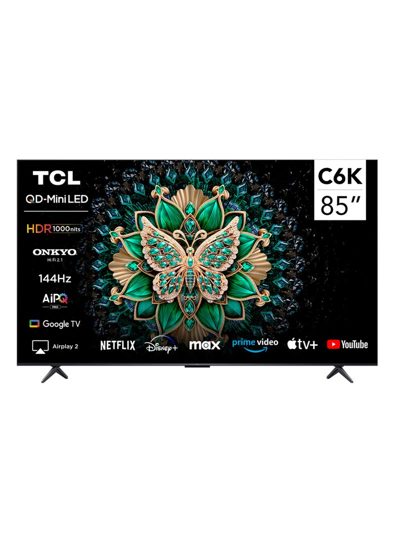 TCL Mini LED Smart TV 85'' UHD 4K C6K Gamer