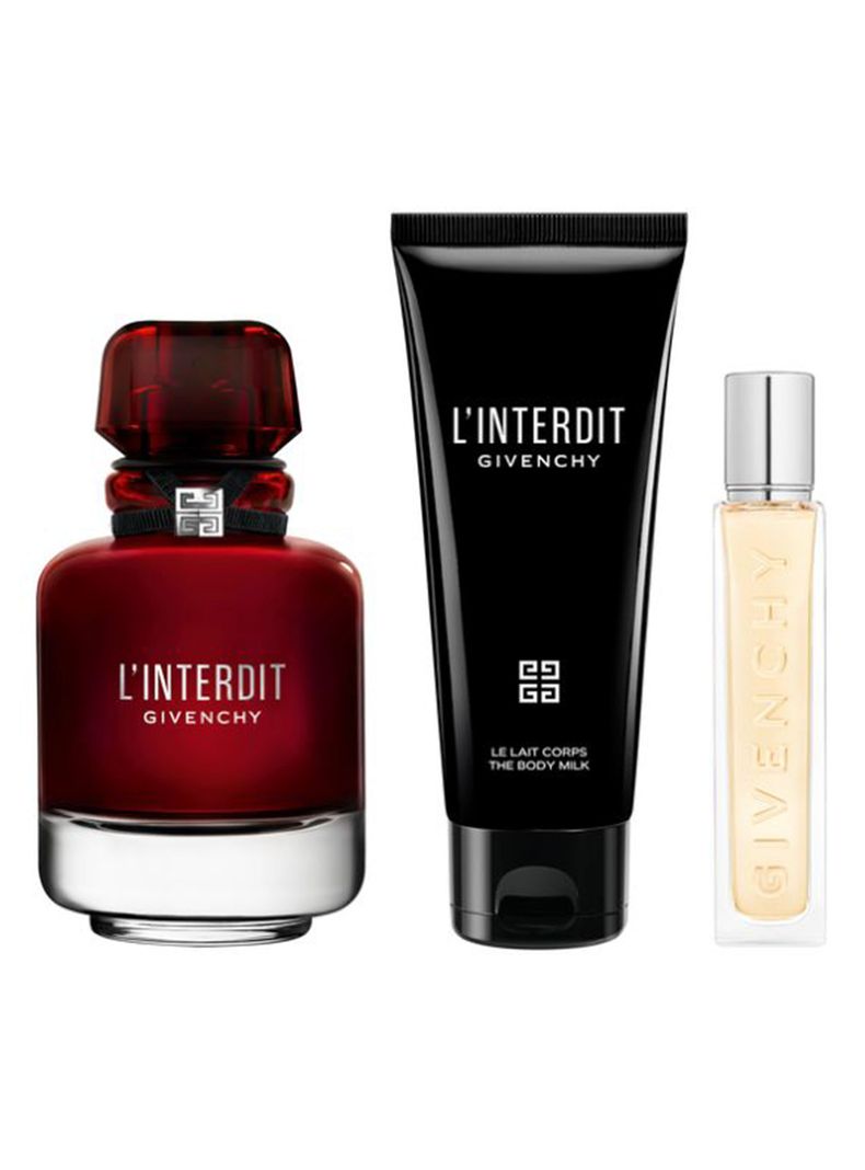 Set Perfume L'Interdit EDP Rouge Mujer 80 ml + Crema Corporal 75 ml + TS 12.5 ml-0