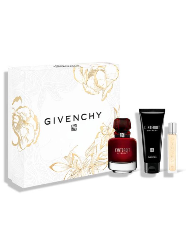 Set Perfume L'Interdit EDP Rouge Mujer 80 ml + Crema Corporal 75 ml + TS 12.5 ml-1