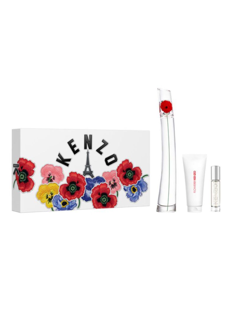 Perfume Flower by Kenzo EDP Mujer 100 ml +  EDP 10 ml+ Bálsamo Corporal 75 ml-0