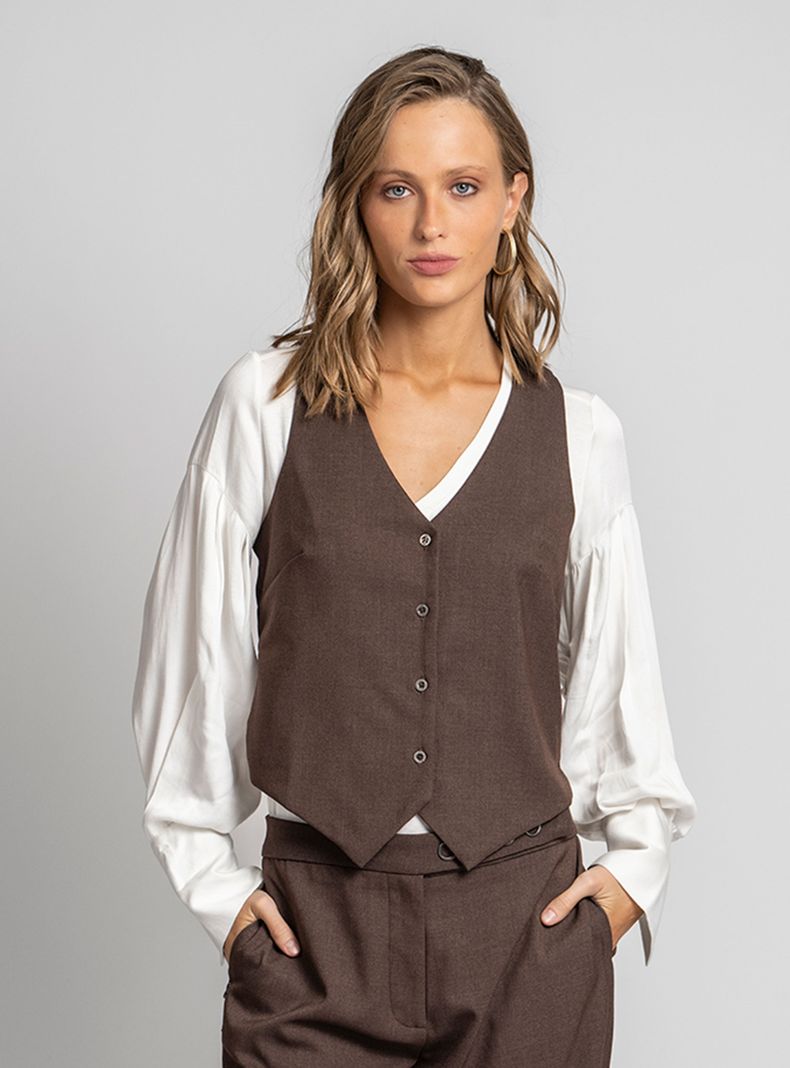 Vest Irina Café-2