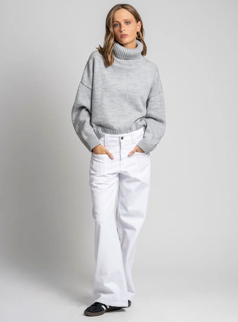Jeans Tali Wide Leg Blanco-3