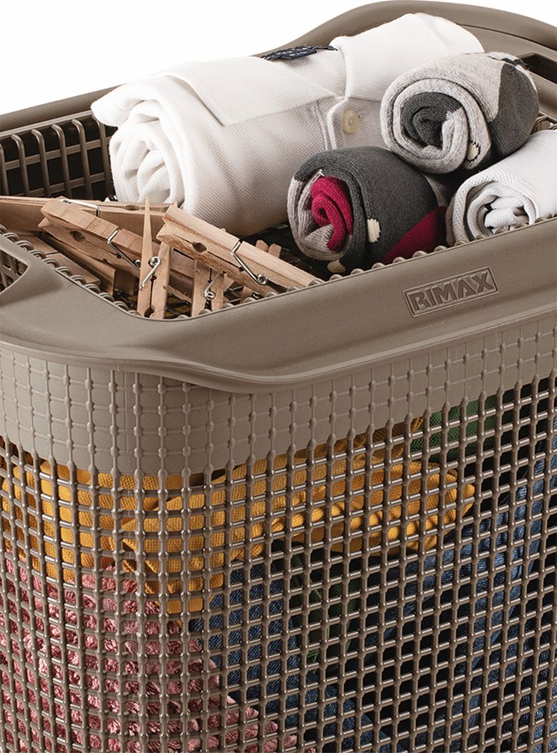 Cesta Ropa Linum Mocca Rimax-2