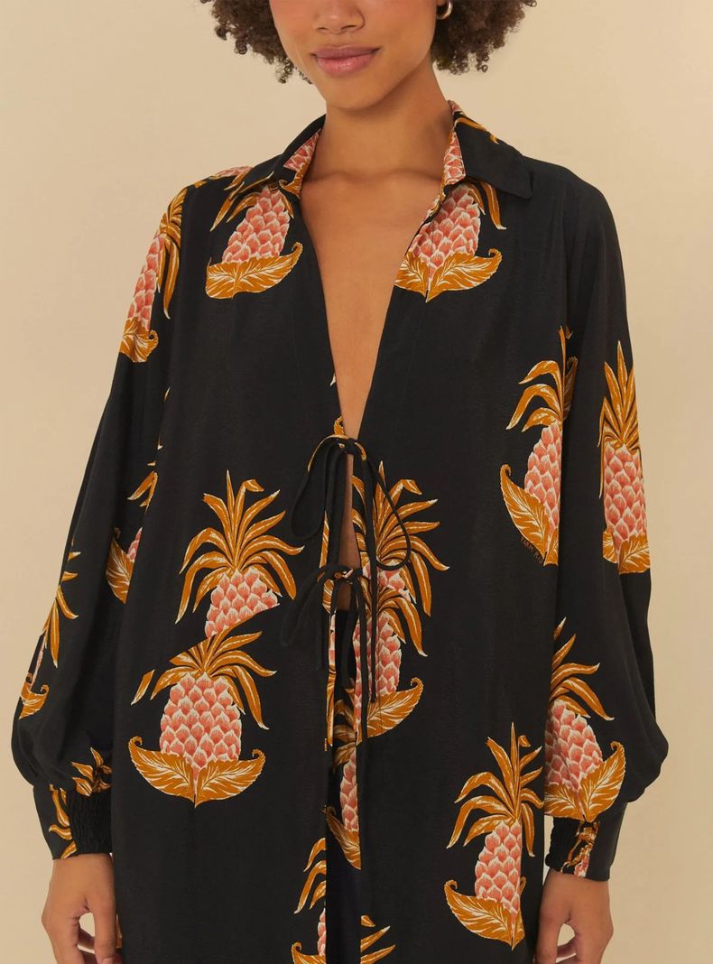 Blusa con Estampado Piñas-1