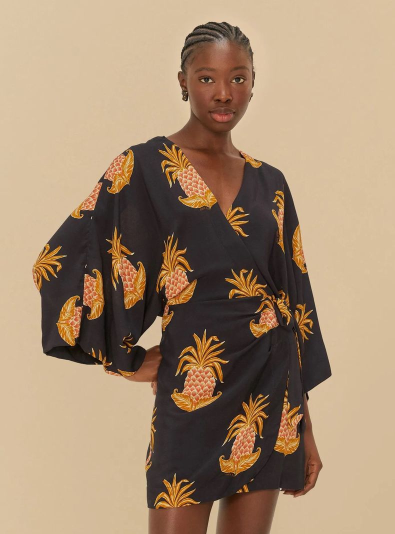 Vestido Estampado Piña-0