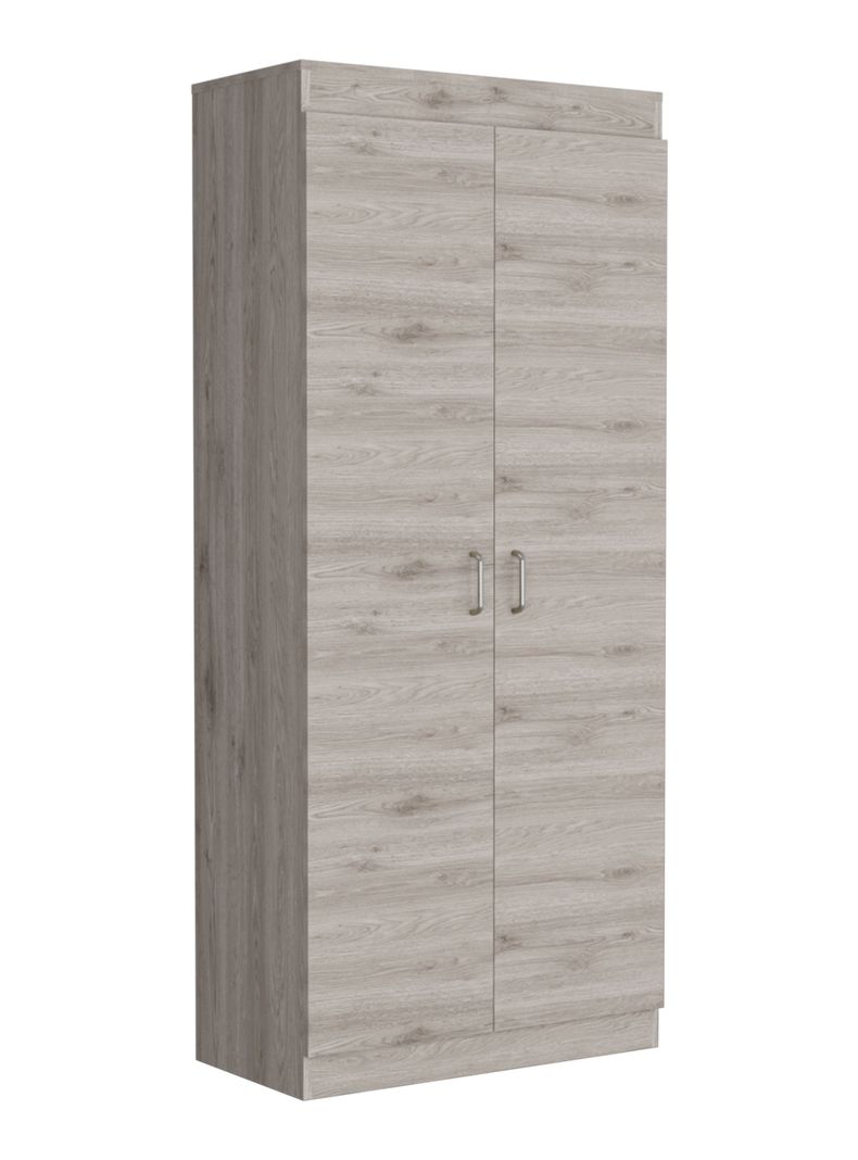 Despensa Cocina Varese 2 Puertas Ceniza Blanco