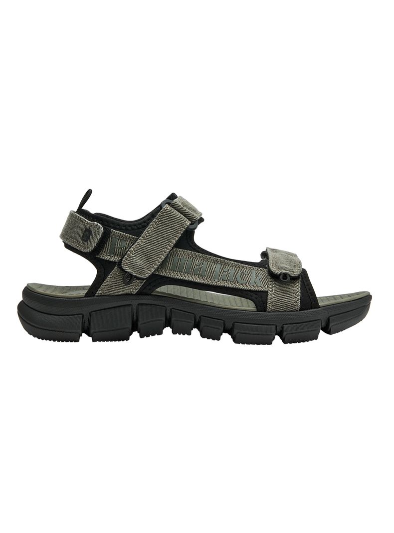 Sandalia Hombre Doble Velcro Correa Verde 39