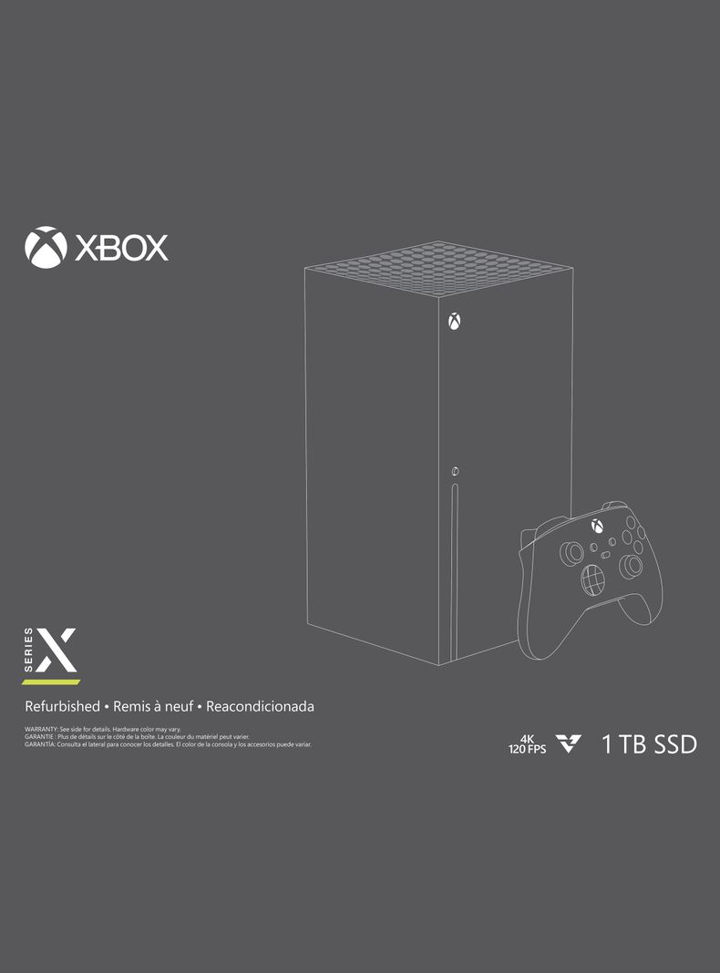 Consola Xbox Series X Reacondicionada Negra-4