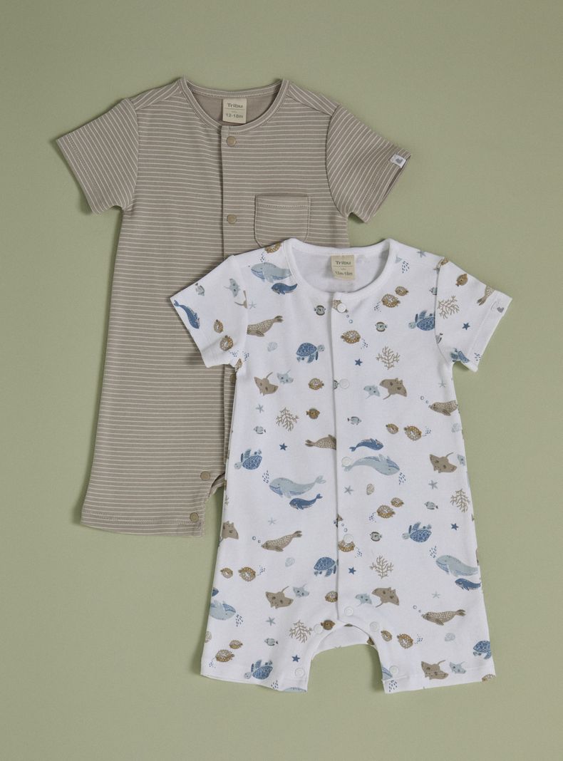 Pijamas Bipack Estampado a Juego