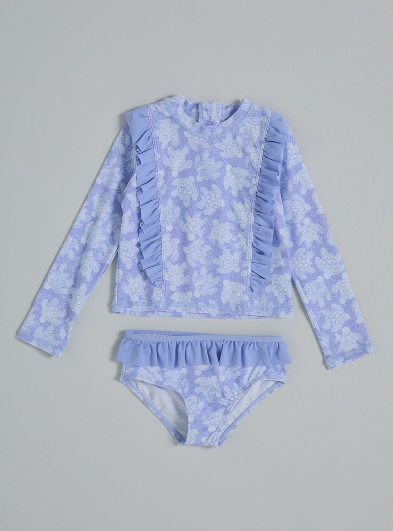 Traje de Baño Diseño Vuelos con Estampado a Juego