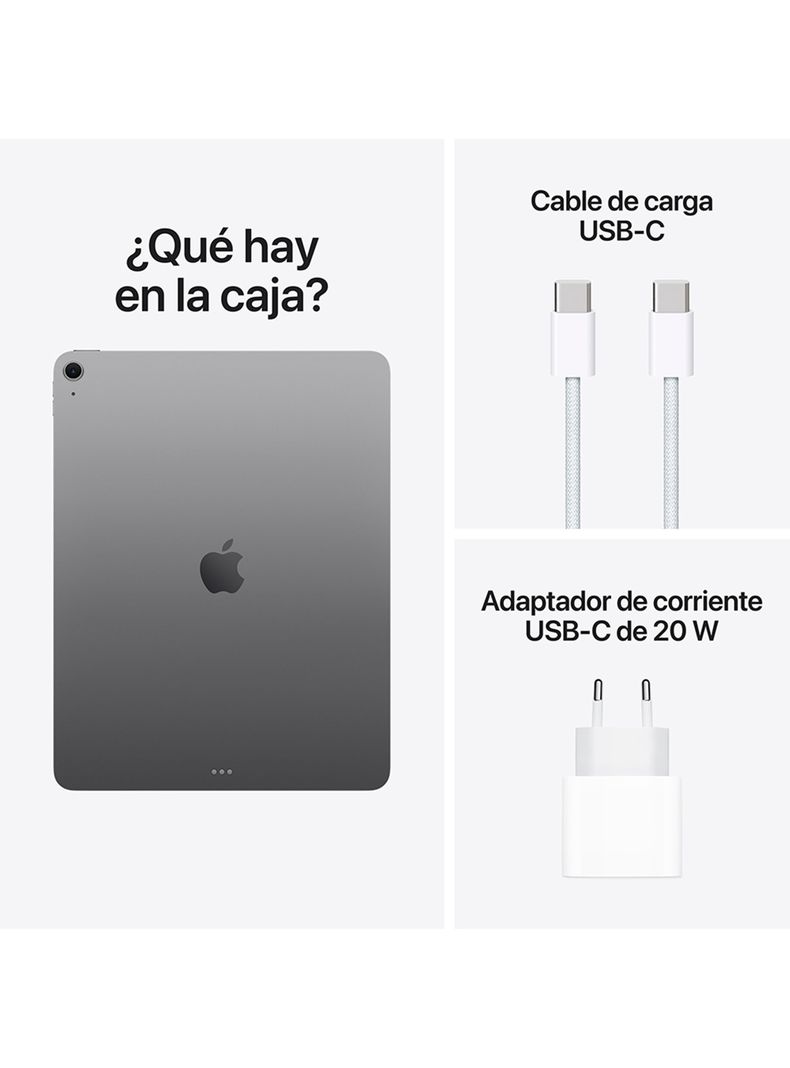 iPad Air 13" Chip M3 512GB Gris Espacial-2