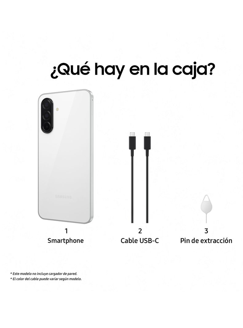 Smartphone Galaxy A26 5G 128GB 6.7" Blanco Liberado-4
