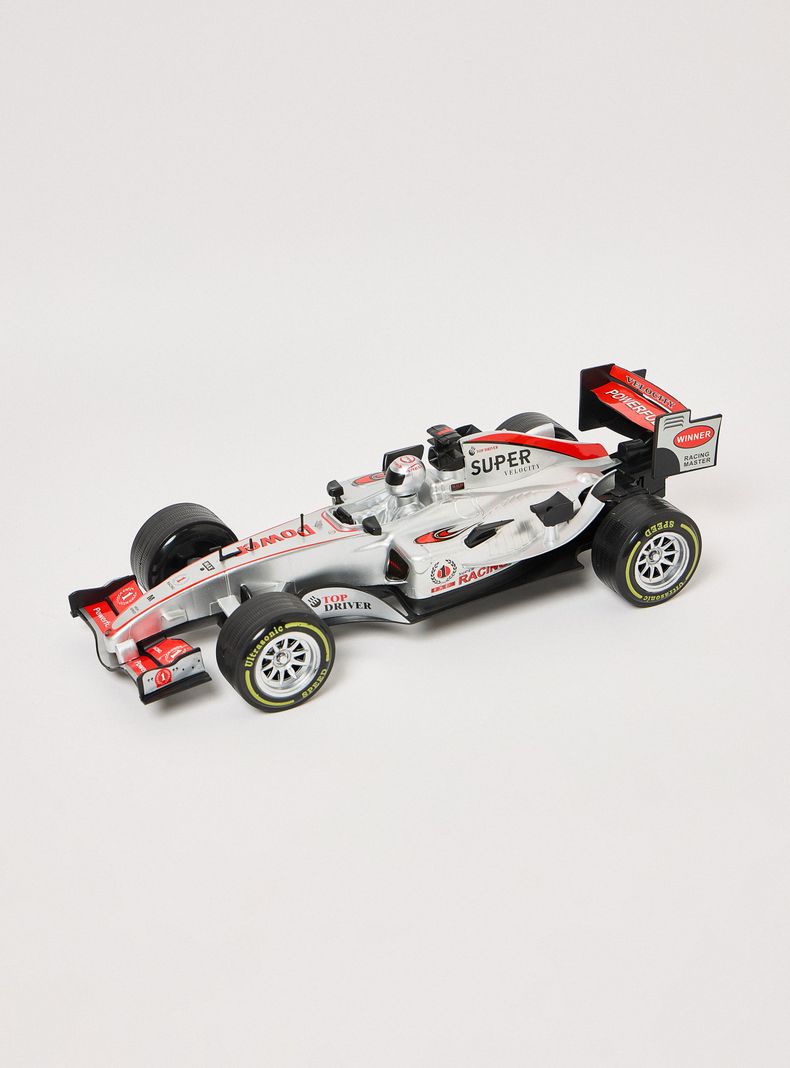 Auto a Fricción F1 1:12 Plateado