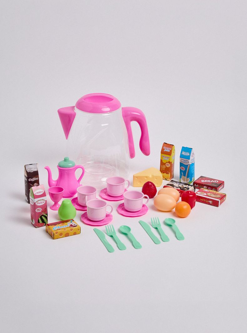 Juguete Mini Hogar Set Cocina y Comida 33 Piezas