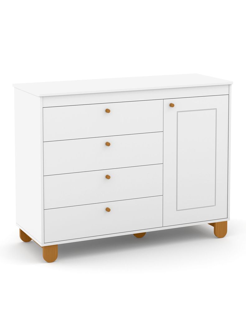 Cómoda Zupi con Puerta Blanca