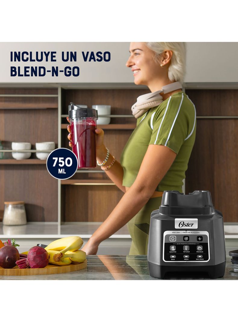 Licuadora Xtreme Mix iBlend y Max Crush Vaso Blend-N-Go-6