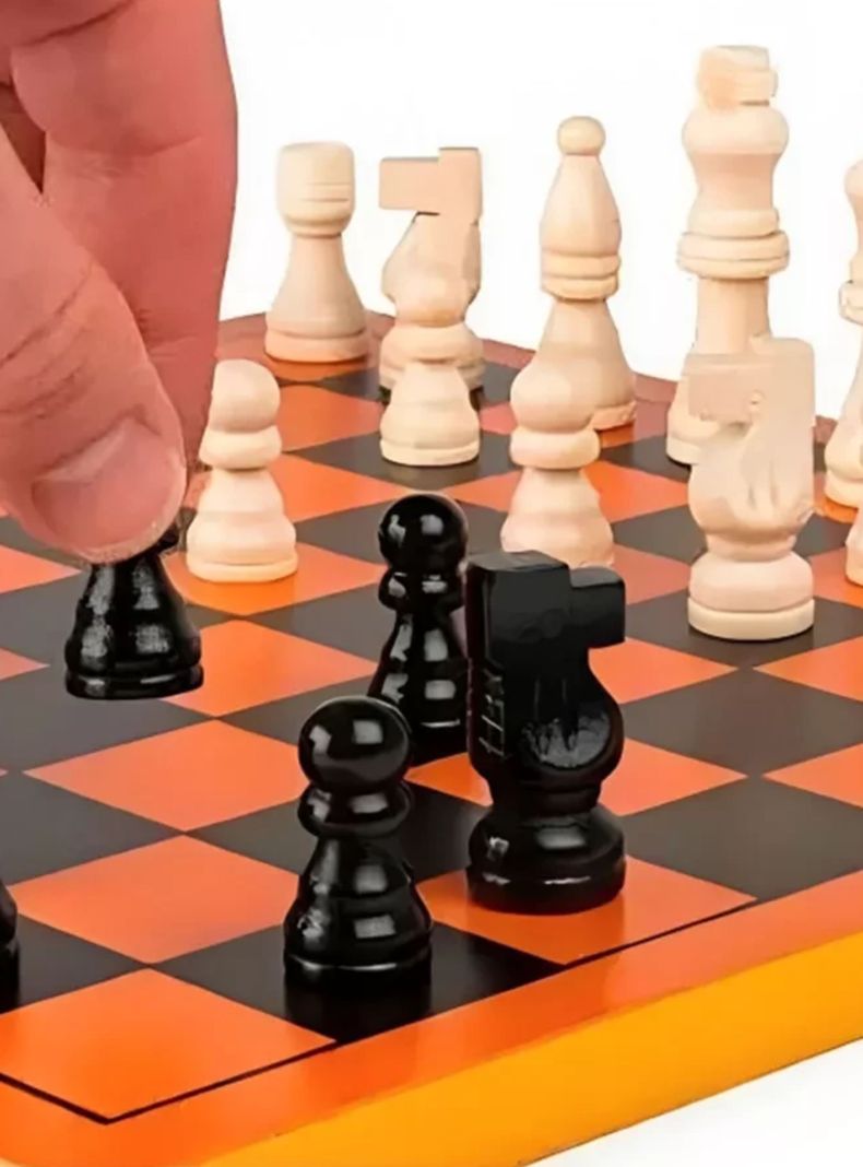 Juego Familiar Ajedrez Madera-3