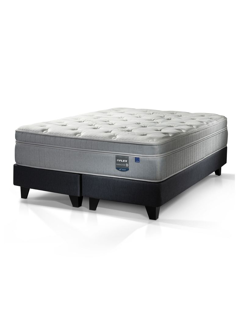Cama Europea Paradise 2 Plazas Box Base Dividida