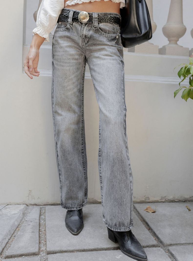 Jeans Tiro Bajo-0
