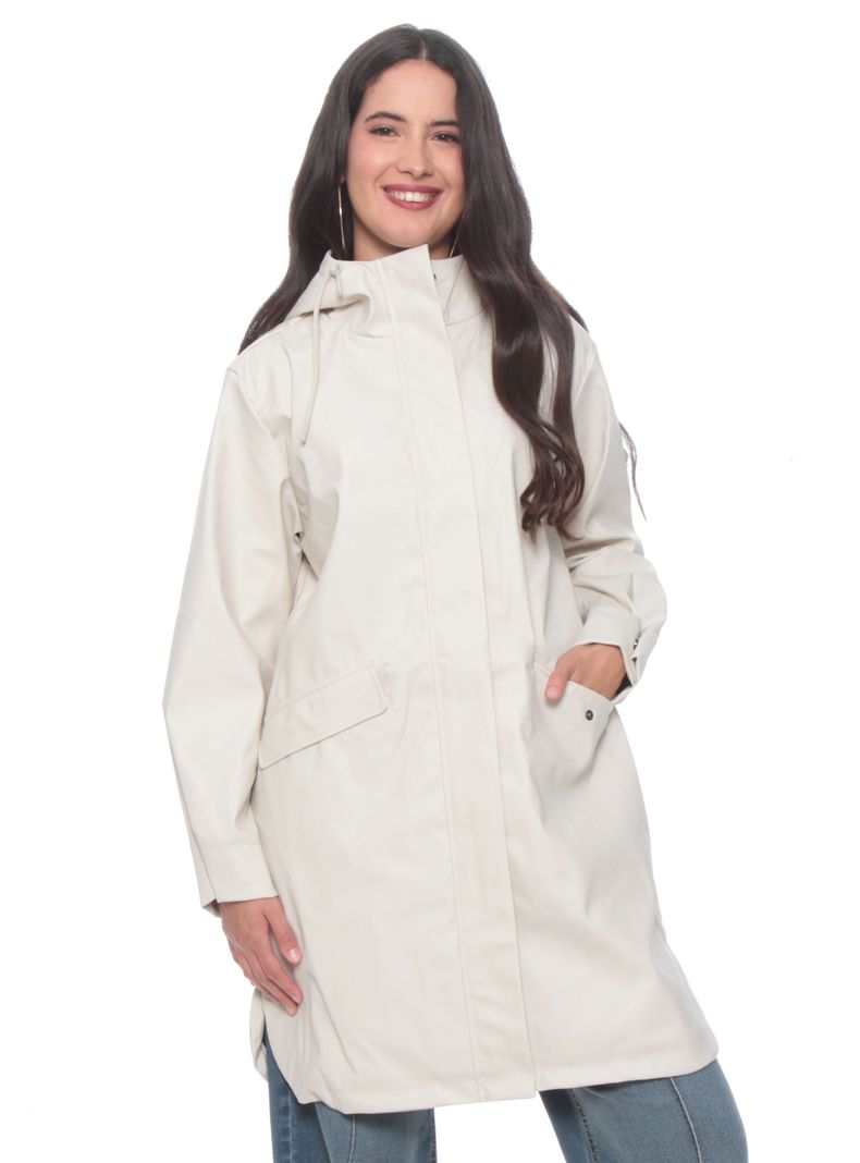 Chaqueta Manga Larga Sólid Capucha