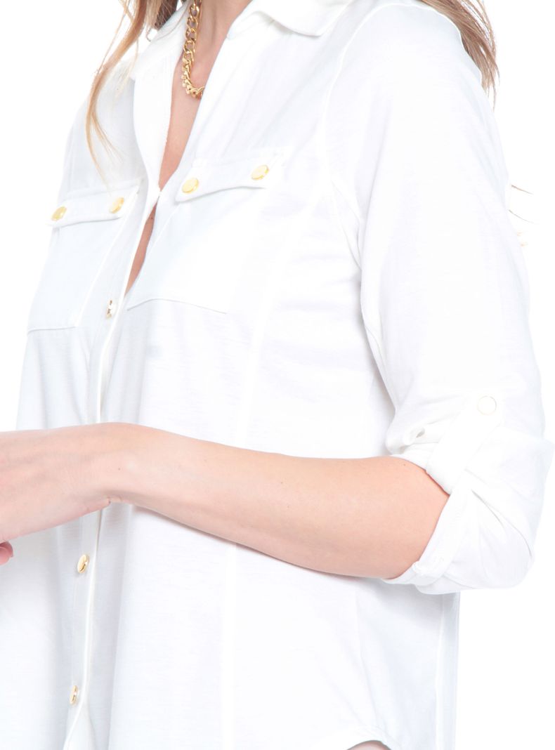 Blusa Bolsillos y Tapeta Delantero-2