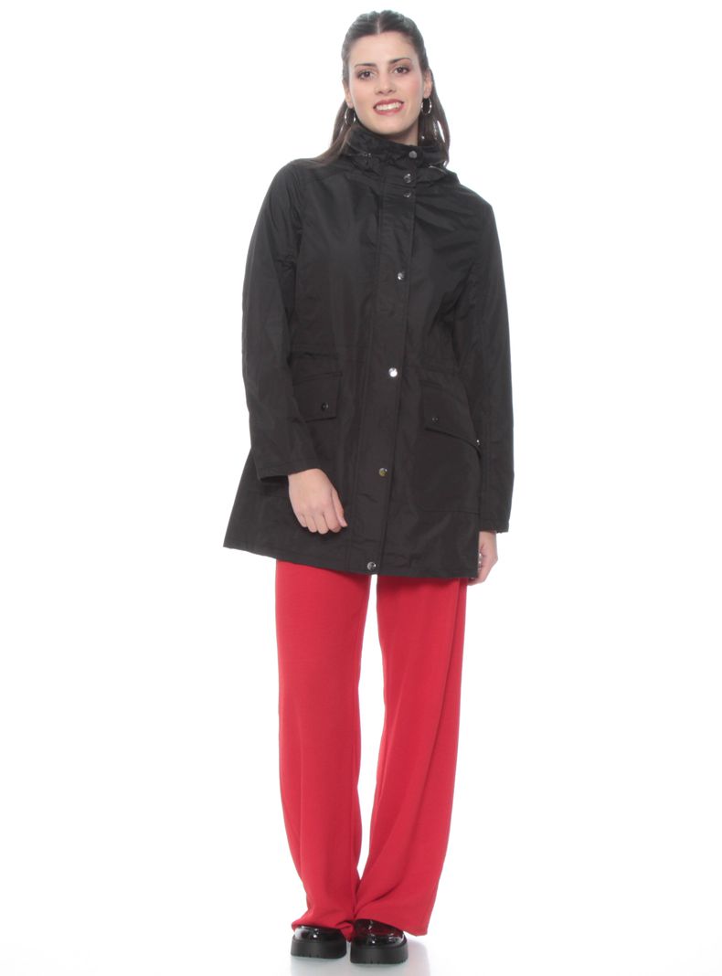 Chaqueta Impermeable Capucha No Desmontable con Gorro-3