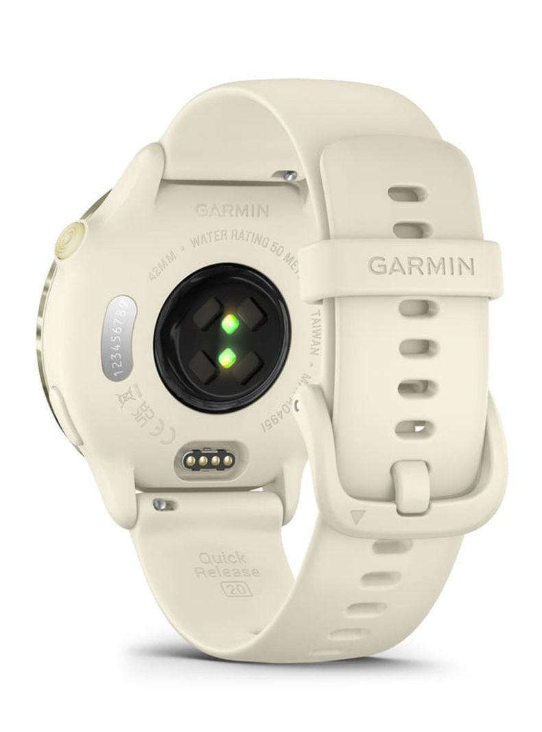 Smartwatch Vívoactive 6 Oro Lunar Correa Hueso -1