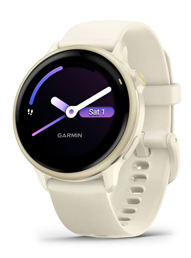 Smartwatch Vívoactive 6 Oro Lunar Correa Hueso -0