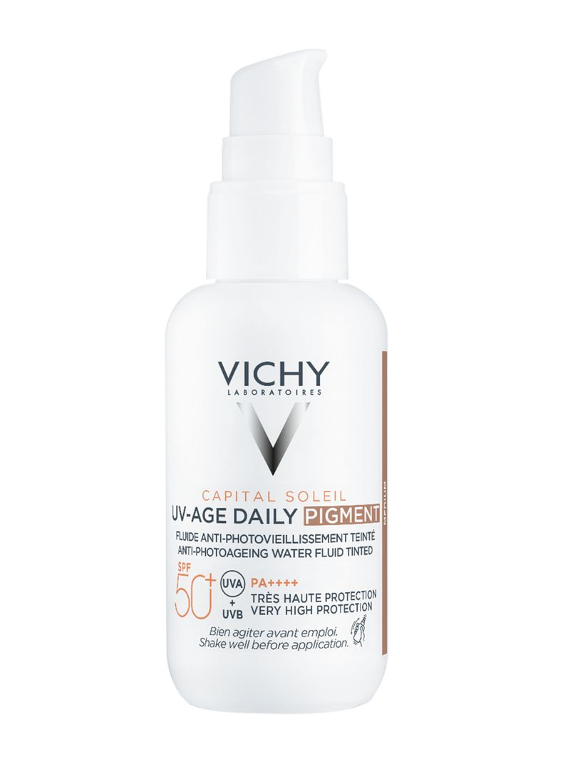 Protector Solar Capital Soleil UV Age Pigment Tono Medio FPS 50+ 50 ml