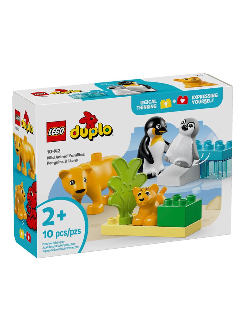 Lego Familias Fauna Salvaje: Pingüinos y Leones 10 Piezas