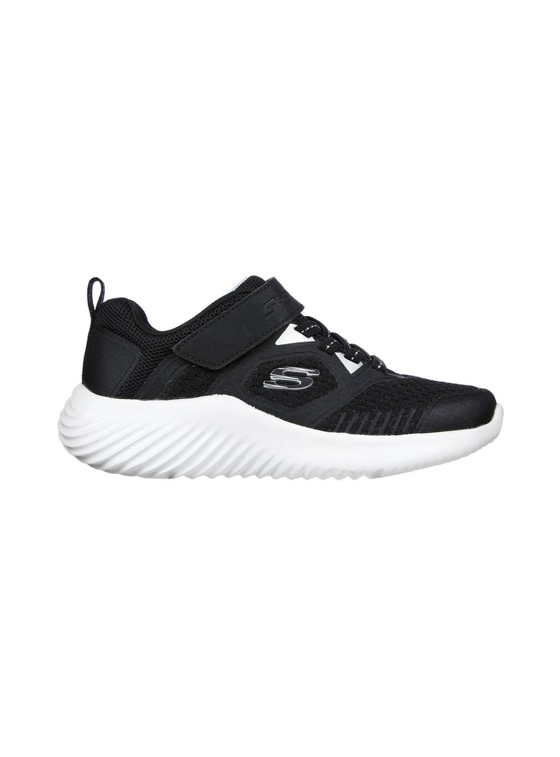 Zapatilla Urbana Velcro Black Bounder Niño-0