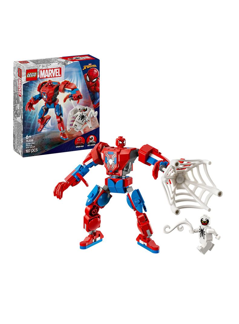 Lego Armadura Robótica de Spider-Man vs El Anti-Venom-1